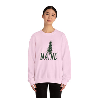 Maine Pine Tree Sweatshirt