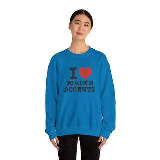 I Heart Maine Accents Unisex Sweatshirt