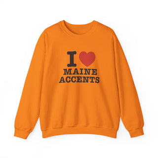 I Heart Maine Accents Unisex Sweatshirt