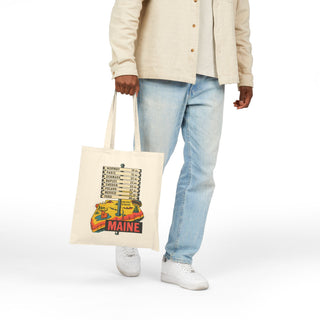 Maine Signpost Tote Bag