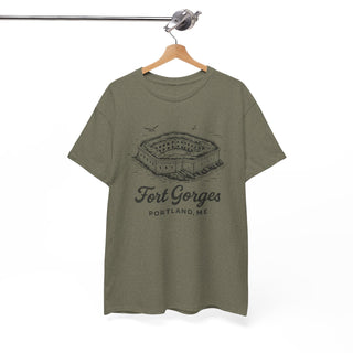 Fort Gorges, Portland Maine Unisex Tee