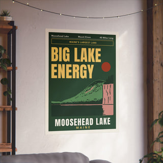 Moosehead Lake Mount Kineo Poster