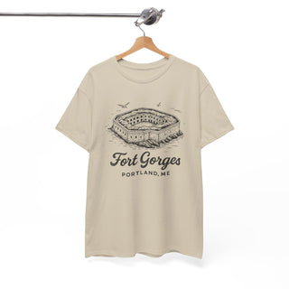 Fort Gorges, Portland Maine Unisex Tee