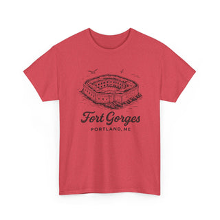 Fort Gorges, Portland Maine Unisex Tee