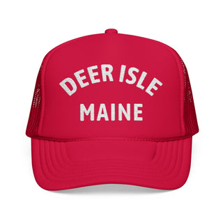 Deer Isle Embroidered Foam Trucker Hat