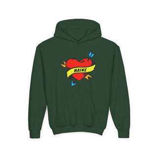 Maine Heart- Kids Hoodie