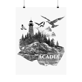 Acadia National Park Lighthouse Poster