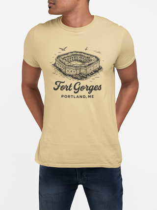 Fort Gorges, Portland Maine Unisex Tee