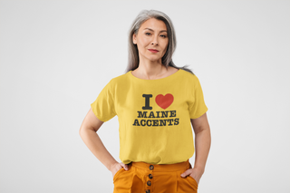 I Heart Maine Accents Unisex Tshirt