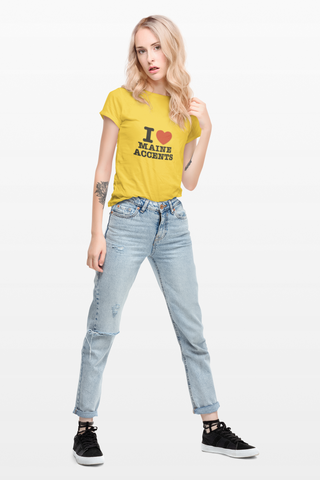 I Heart Maine Accents Women's Tee