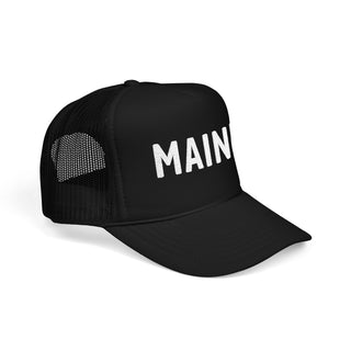 Maine Embroidered Foam Trucker Hat