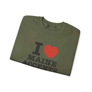 I Heart Maine Accents Unisex Sweatshirt