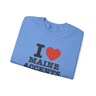 I Heart Maine Accents Unisex Sweatshirt