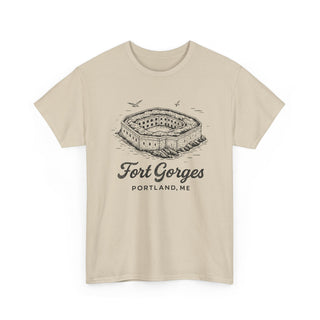 Fort Gorges, Portland Maine Unisex Tee
