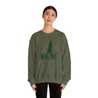 Maine Pine Tree Sweatshirt