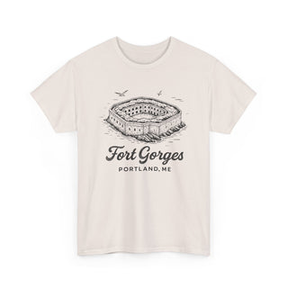 Fort Gorges, Portland Maine Unisex Tee