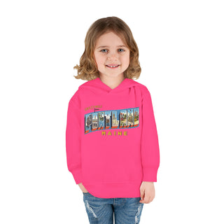 Portland Maine Postcard Unisex Toddler Hoodie