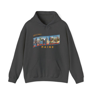 Portland Maine Postcard Hoodie