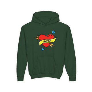 Maine Heart – Kids Hoodie