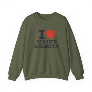 I Heart Maine Accents Unisex Sweatshirt