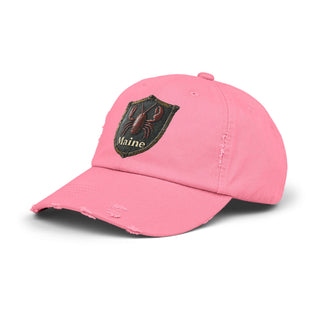 Lobster Crest Distressed Cap