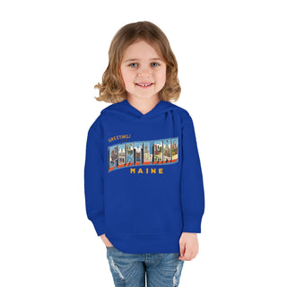 Portland Maine Postcard Unisex Toddler Hoodie