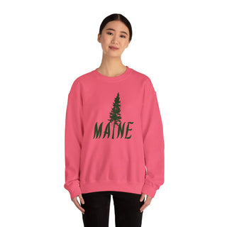 Maine Pine Tree Sweatshirt