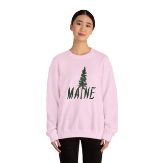 Maine Pine Tree Sweatshirt