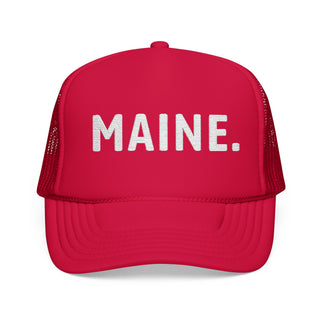 Maine Embroidered Foam Trucker Hat