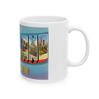 Portland Maine Postcard Mug