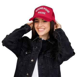 Round Pond Embroidered Foam Trucker Hat