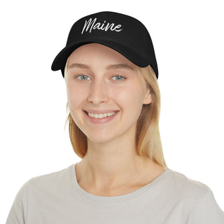 Maine Script Low Profile Cap