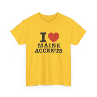I Heart Maine Accents Tee