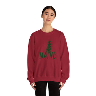 Maine Pine Tree Sweatshirt