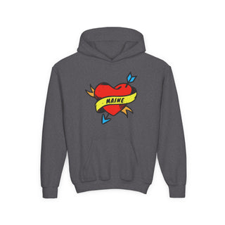 Maine Heart- Kids Hoodie