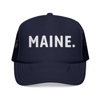 Maine Embroidered Foam Trucker Hat