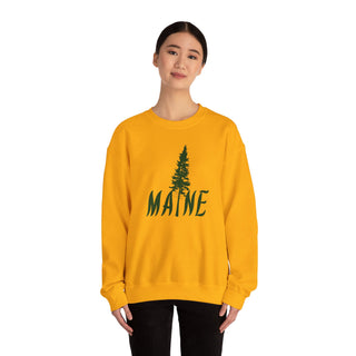 Maine Pine Tree Unisex Sweatshirt