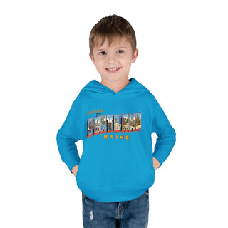 Portland Maine Postcard Unisex Toddler Hoodie