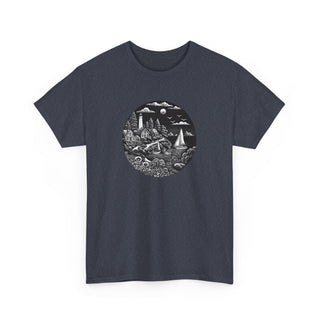 Maine Woodcut