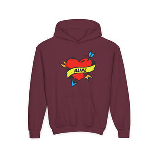 Maine Heart- Kids Hoodie