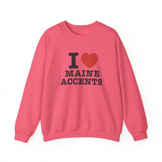 I Heart Maine Accents Unisex Sweatshirt