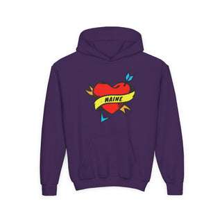 Maine Heart- Kids Hoodie
