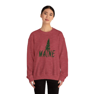Maine Pine Tree Sweatshirt