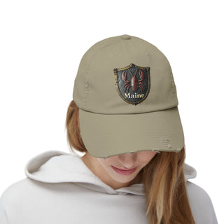 Lobster Crest Distressed Cap