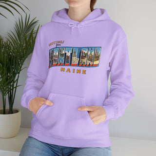 Portland Maine Postcard Hoodie