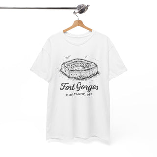 Fort Gorges, Portland Maine Unisex Tee