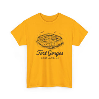 Fort Gorges, Portland Maine Unisex Tee