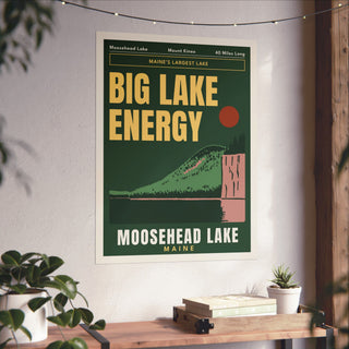Moosehead Lake Mount Kineo Poster