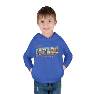 Portland Maine Postcard Unisex Toddler Hoodie