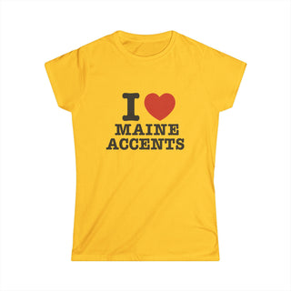 I Heart Maine Accents Women's Tee